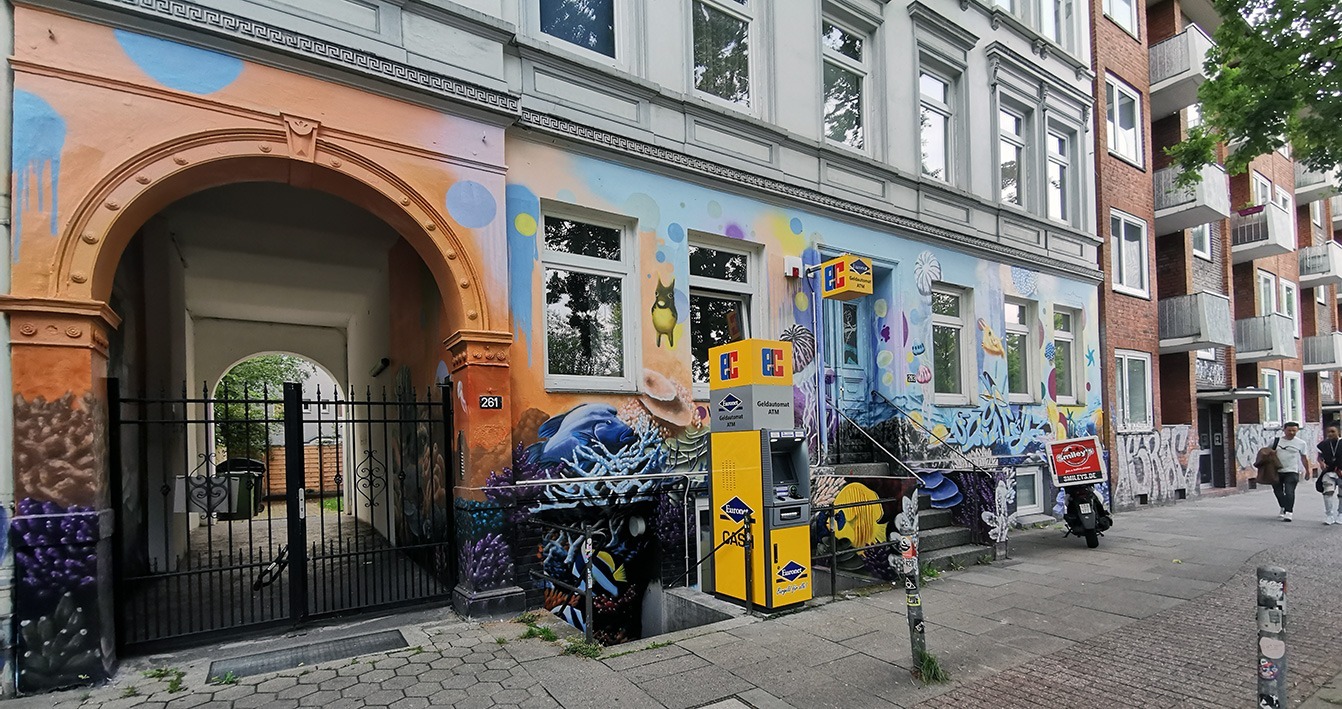 Fährhaus Investment Group GmbH-Graffiti-Schanze,Hamburg, Graffiti Gestaltung, Auftragsgraffiti